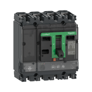 قاطع الدائرة، ComPacT NSX160F، 36 كيلو أمبير/415 فولت تيار متردد، 4 أقطاب، وحدة رحلة MicroLogic 2.2 160 أمبير