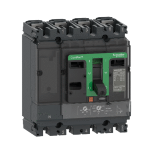 مفتاح أوتوماتيك رباعي ComPacT NSX250H ‏3D (نيوترال غير محمي)، 200A، 70kA 415VAC، TMD