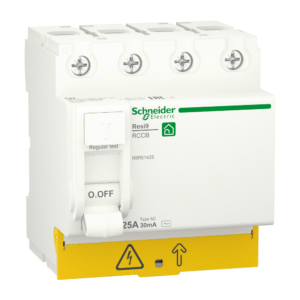 قاطع دائرة التيار المتبقي (RCCB) Resi9 4P 25A نوع التيار المتردد 30mA
