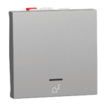 زر ضغط جديد unica + لا يوجد زر ضغط 10 أمبير وحدتان أطراف بدون براغي مطلية ip4x ألومنيوم