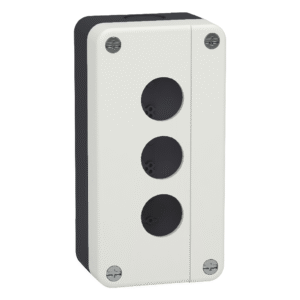 محطة تحكم فارغة، Harmony XB2، بلاستيك، غطاء أبيض، 3 فتحات، 22 مم، IP65