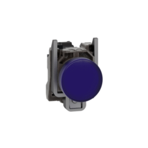 ضوء تجريبي، Harmony XB4، معدني، أزرق، 22 مم، LED عالمي، عدسة عادية، 230...240 فولت تيار متردد